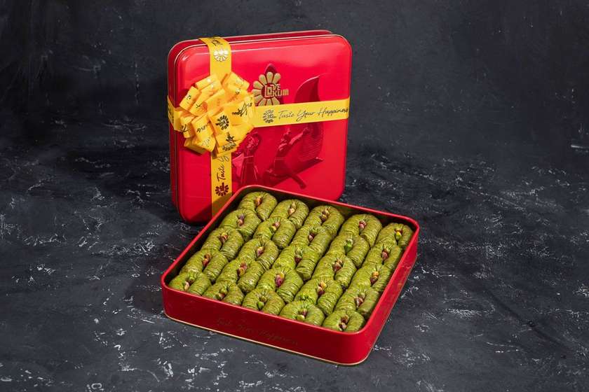 Fıstıqlı Bülbül Yuvası Paxlava / Nightingale Nest Baklava with Pistachio