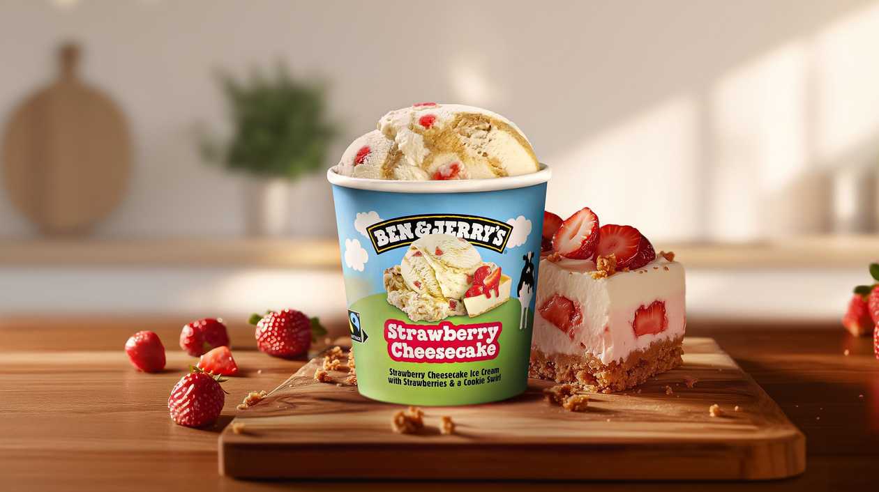B&J Strawberry Cheesecake
