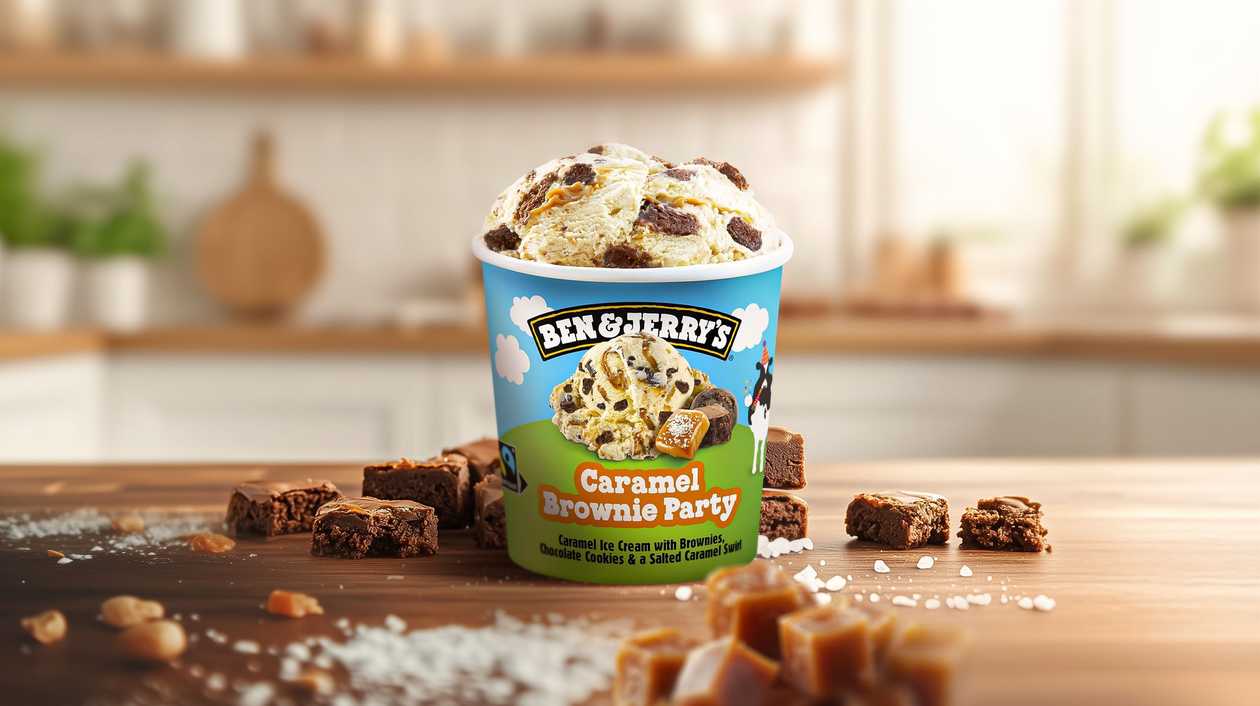 B&J Caramel Brownie Party