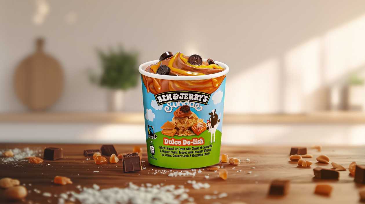 B&J Sundae Dulce De-Lish