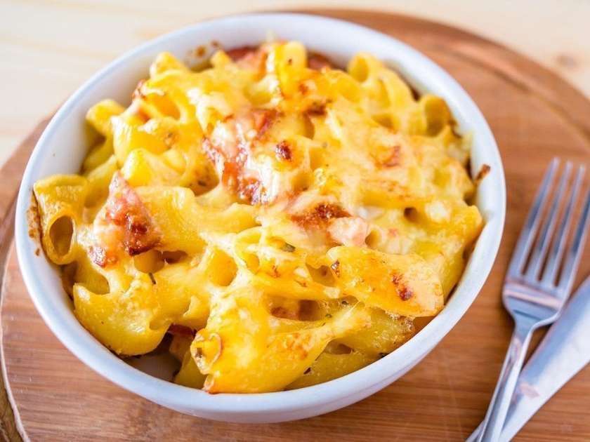 Pasta baked cheese
