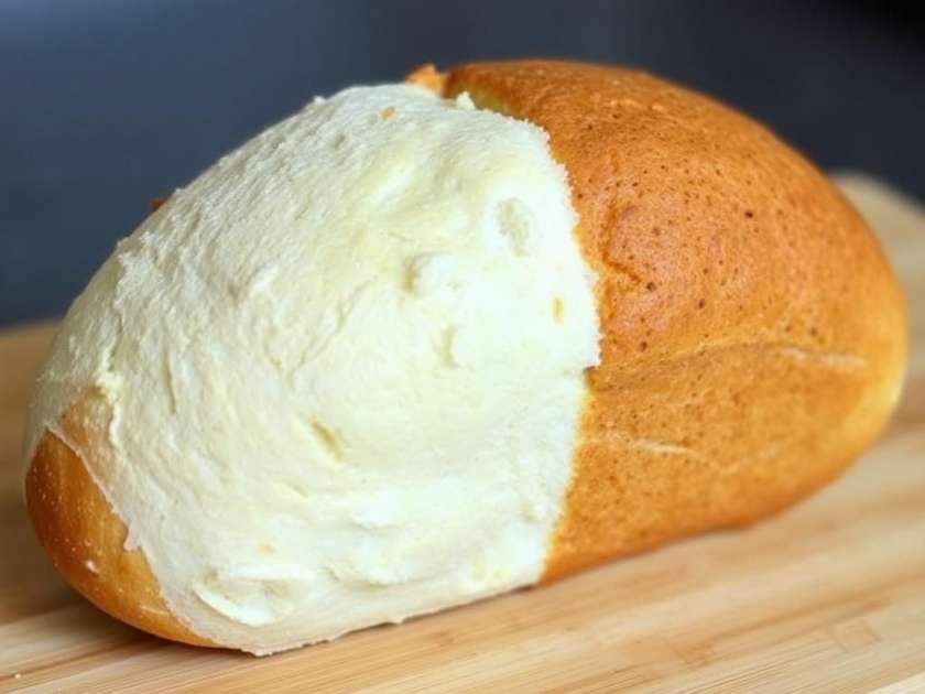 Paine de casa în doua culori