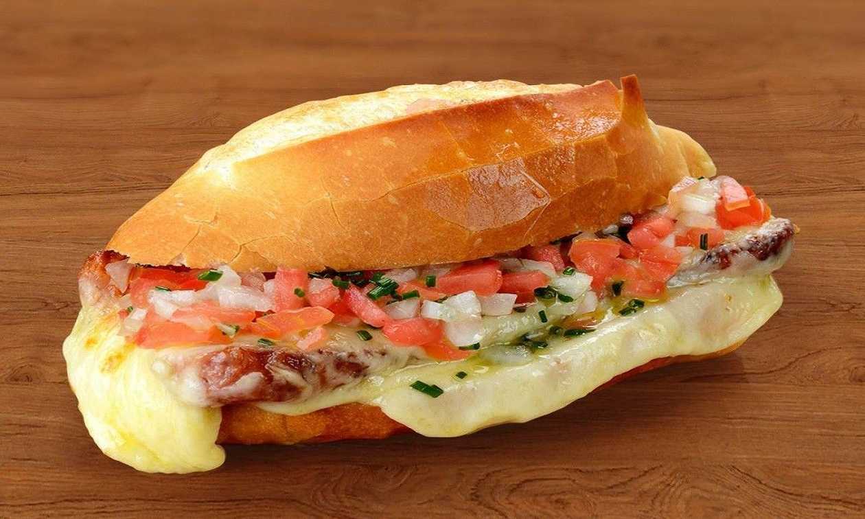 Bread with Sausage & Cheese