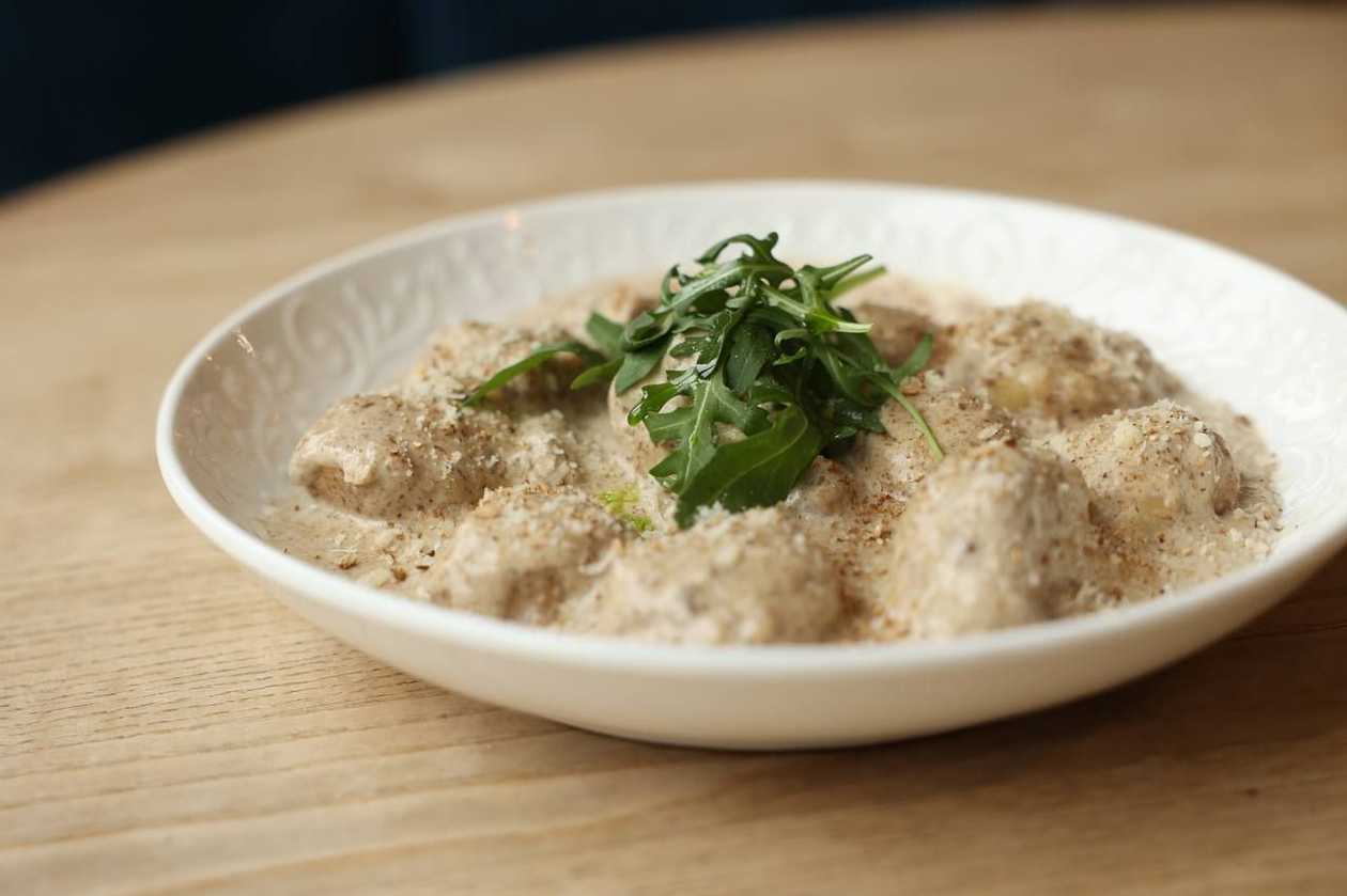 Gnocchi with Porcini Mushrooms and Parmesan