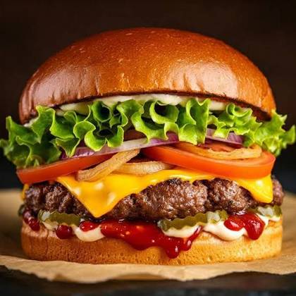 Kid cheese burger