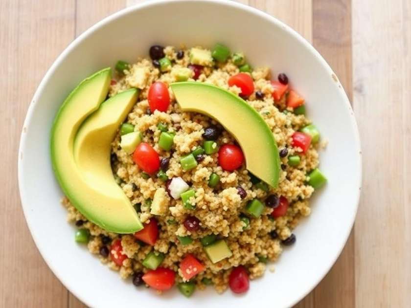 Salata quinoa cu avocado