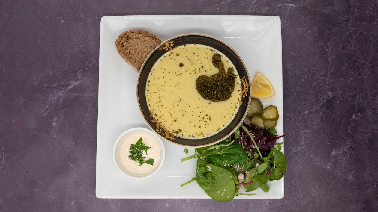 Läätse supp ja salat