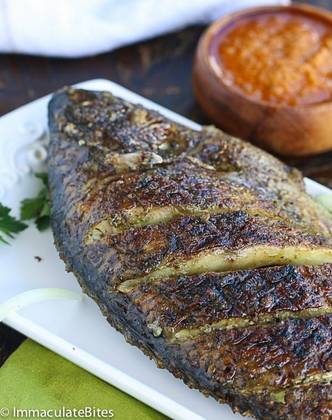Grilled Tilapia Banku