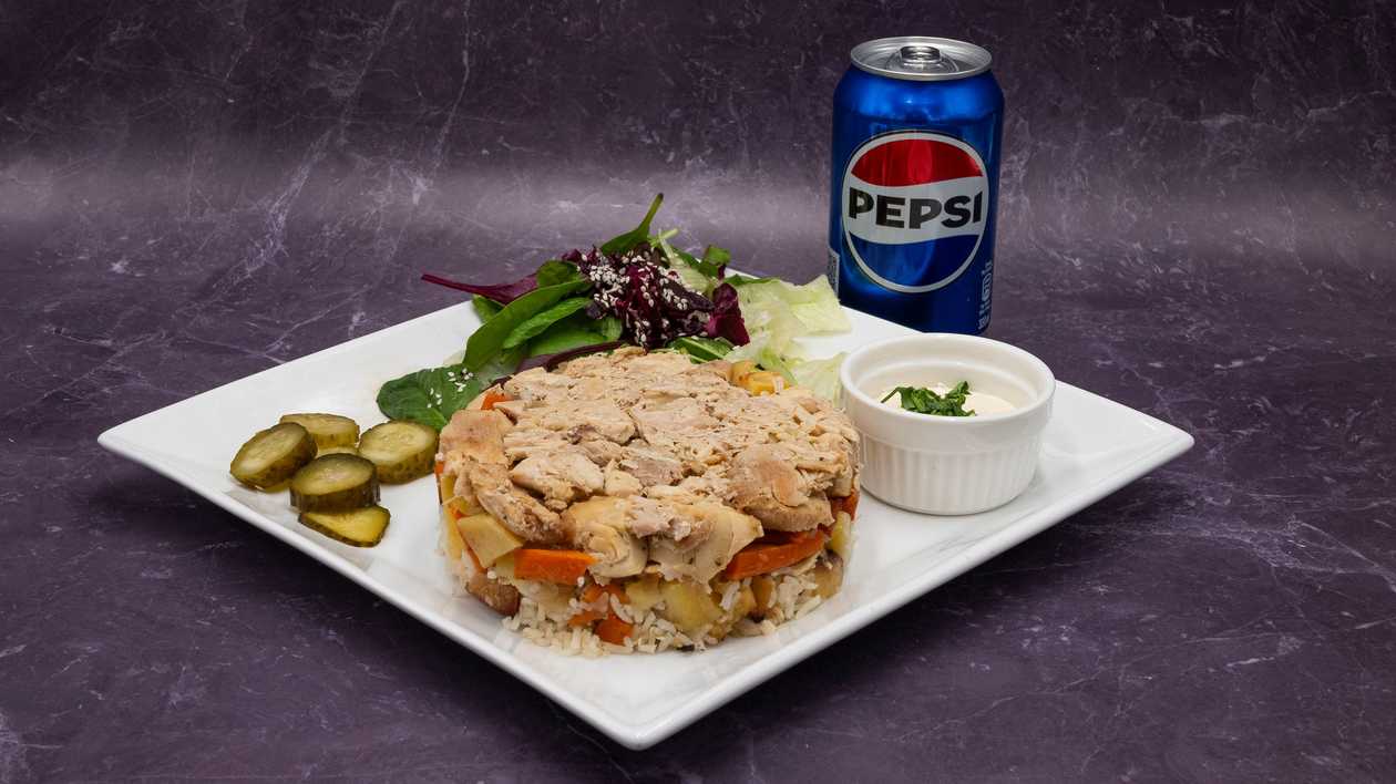 Kana pilaff ja salat