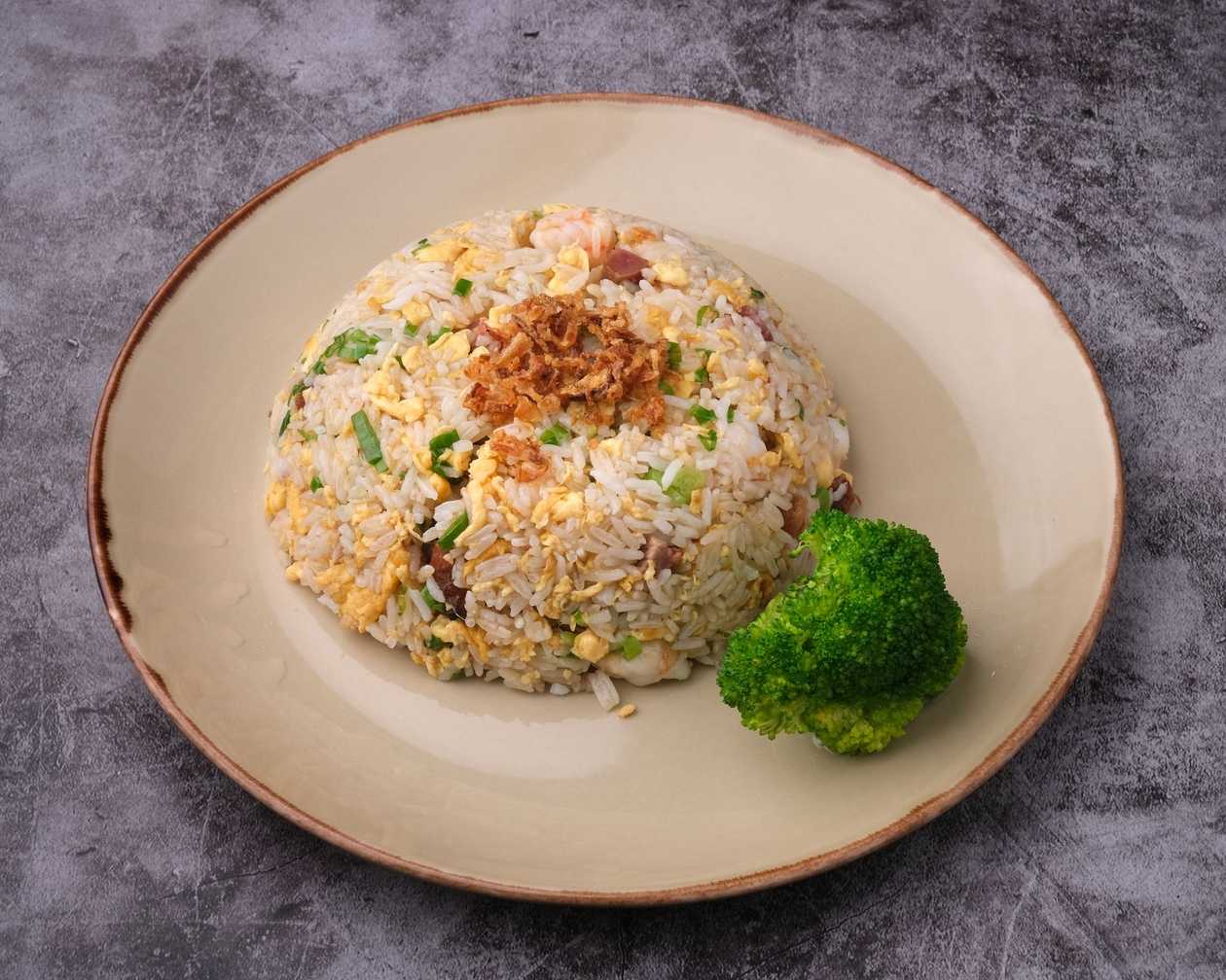 203. Yangzhou Fried Rice with Eggs, Shrimps & BBQ Pork
