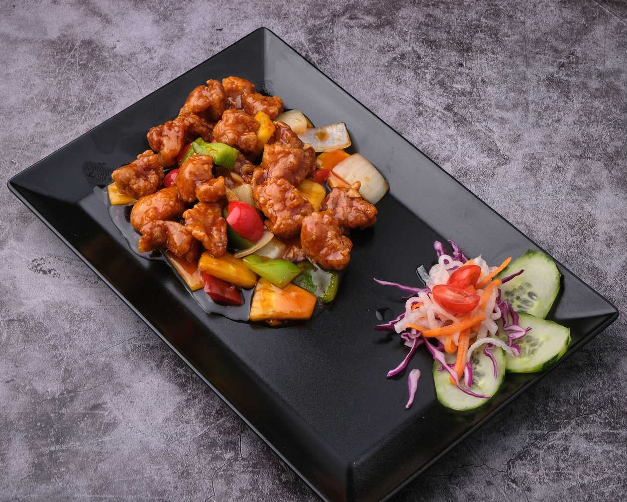 108. Crispy Sweet and Sour Pork with Pineapple