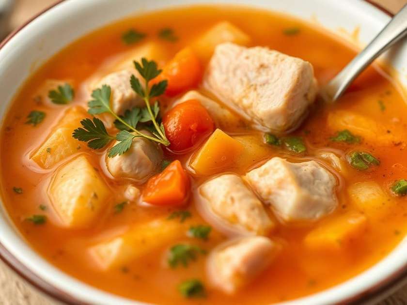 Turkey borscht pot