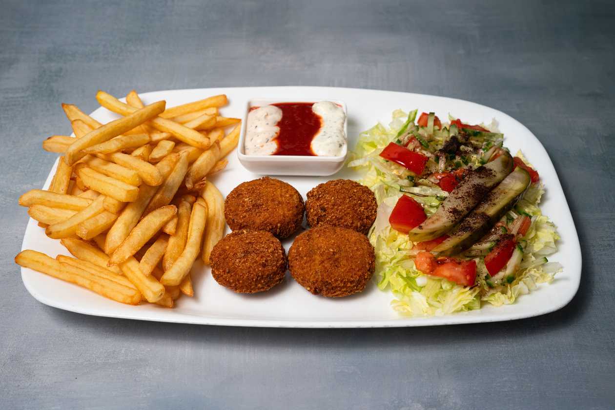 Falafels on a Plate