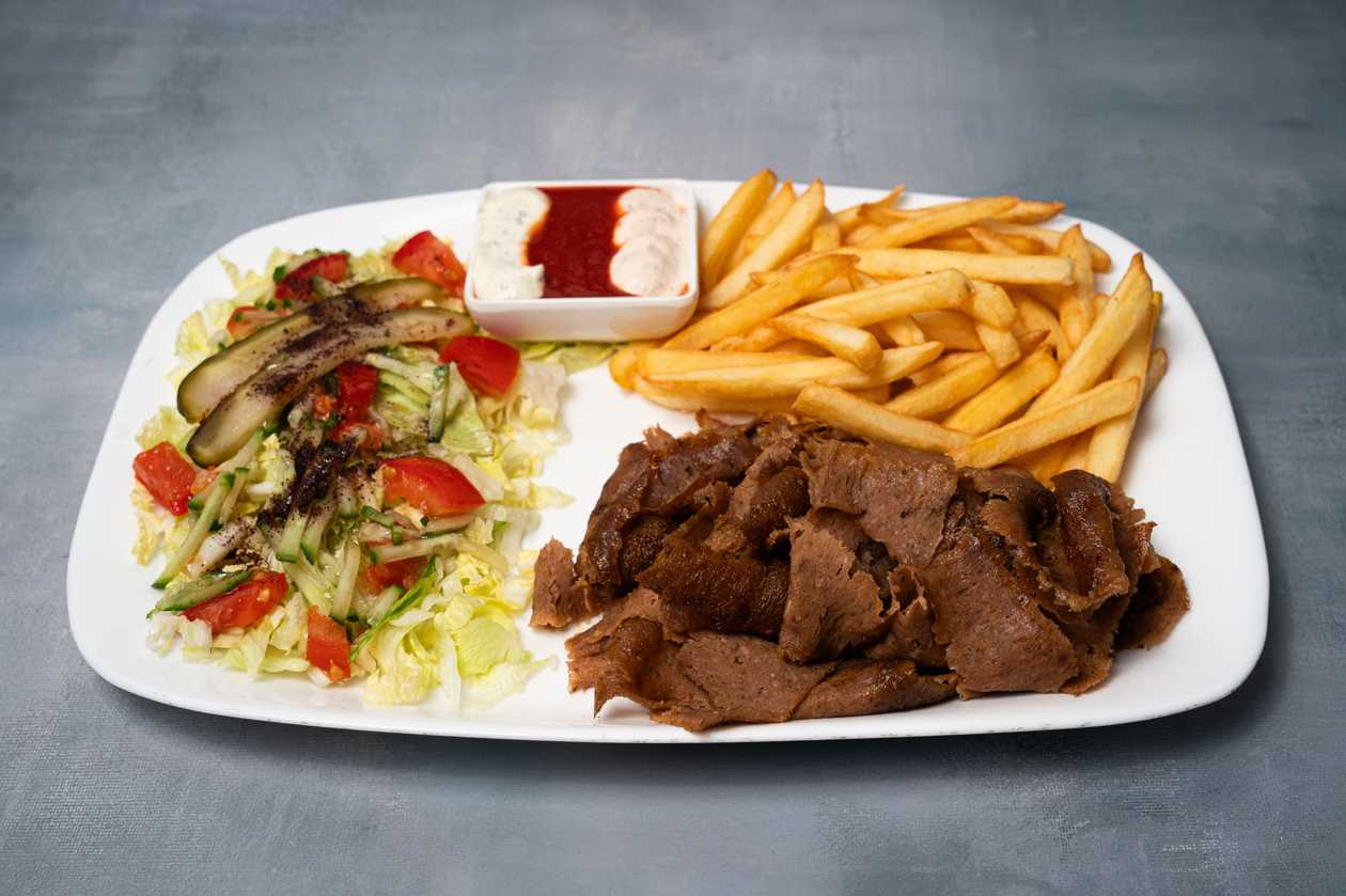 Kebab on a Plate