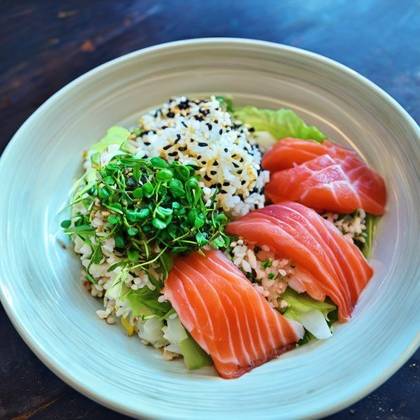 Salmão Chirashi