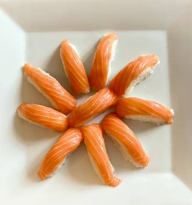 Menus de Sushi de Salmão