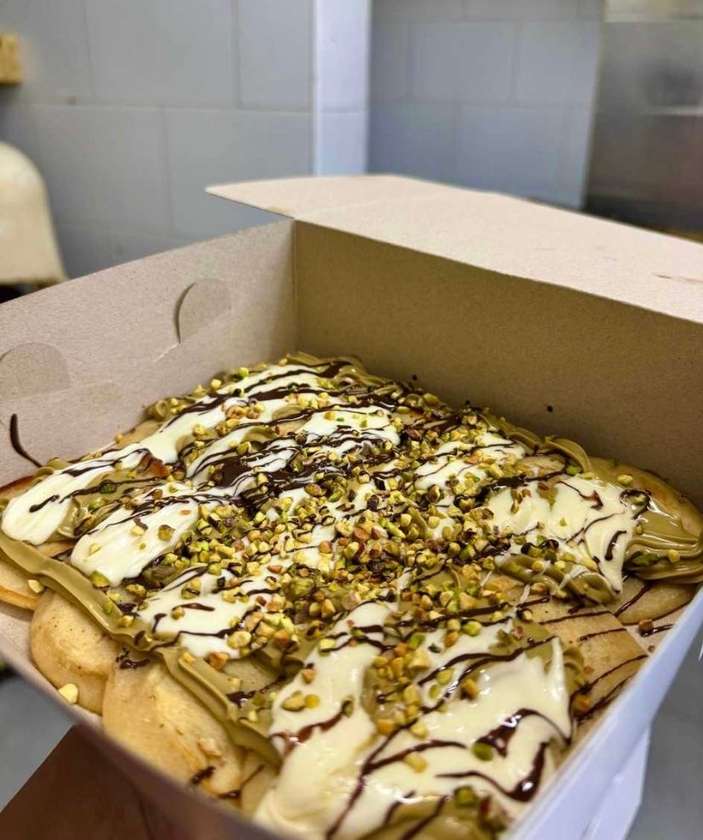 12 Mini pancakes ( Pistachio ) 🥞