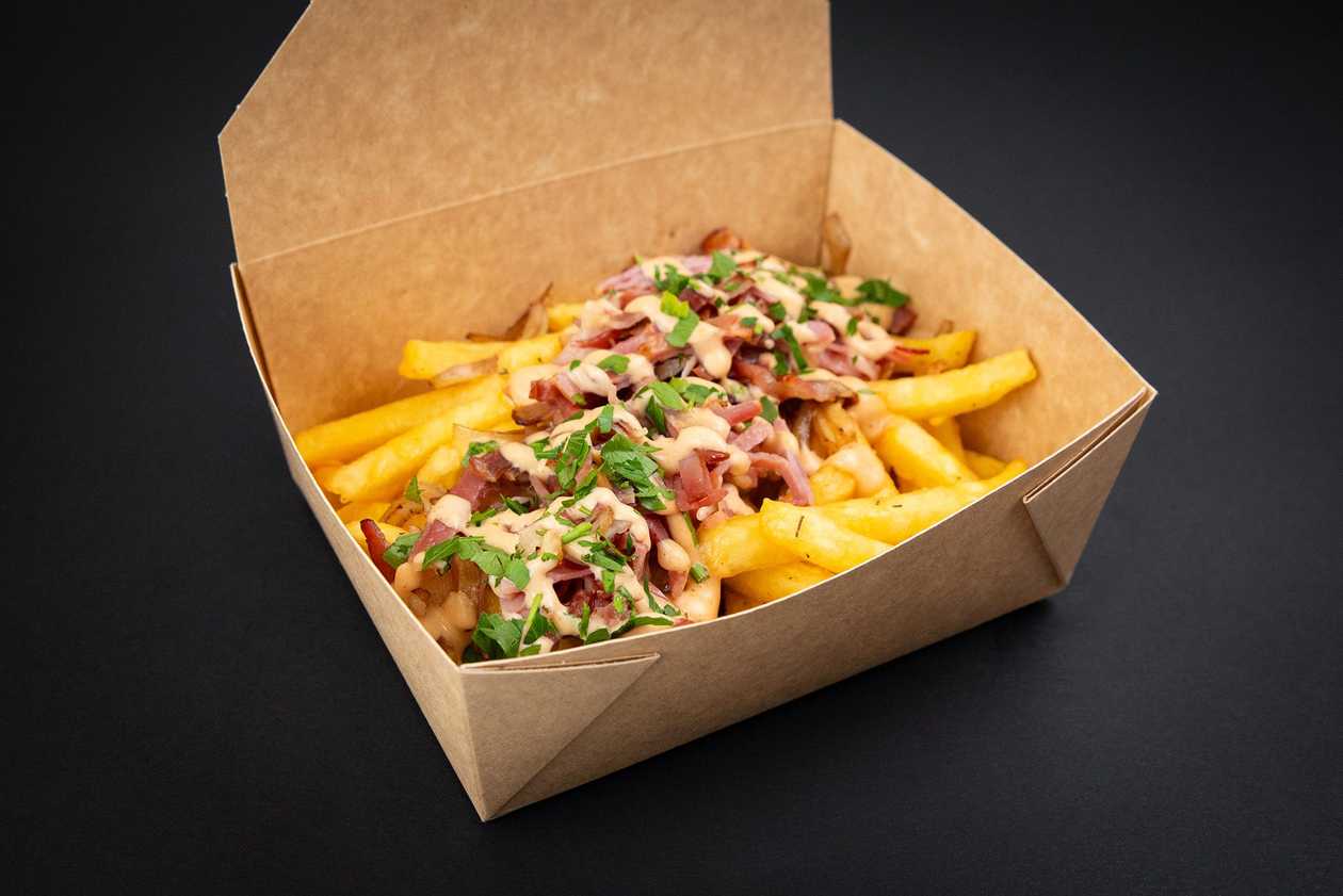 BACON LOADED FRIES 400G