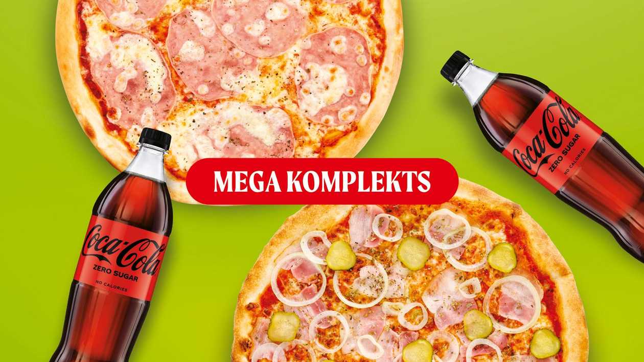 Lauku + Vezuva + divas Coca-Cola 1l
