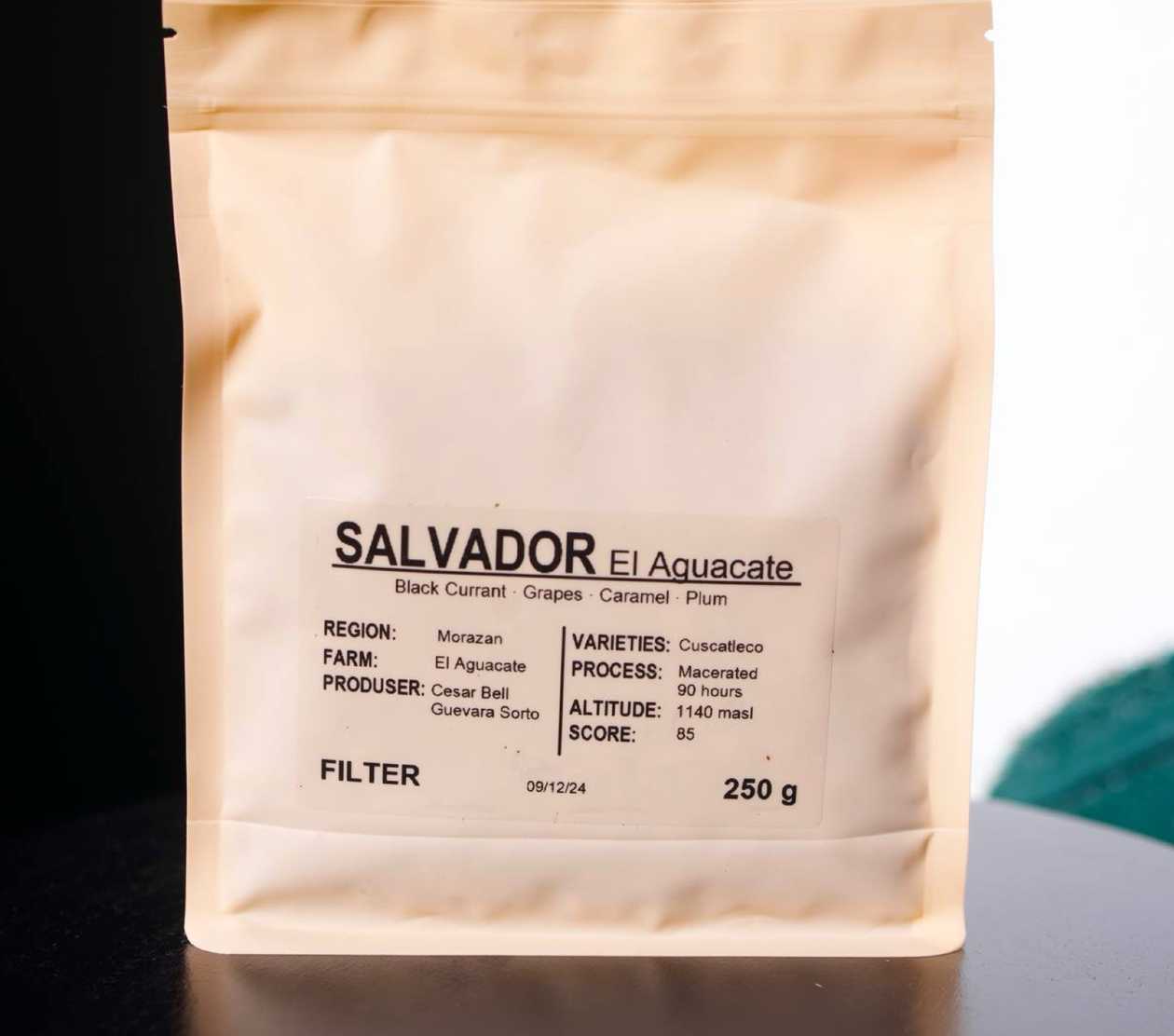 Salvador El Aguacate Specialty Coffee Beans Filter
