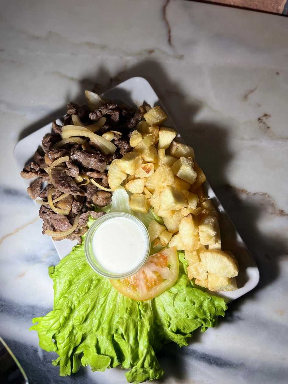 Carne de Sol com Mandioca
