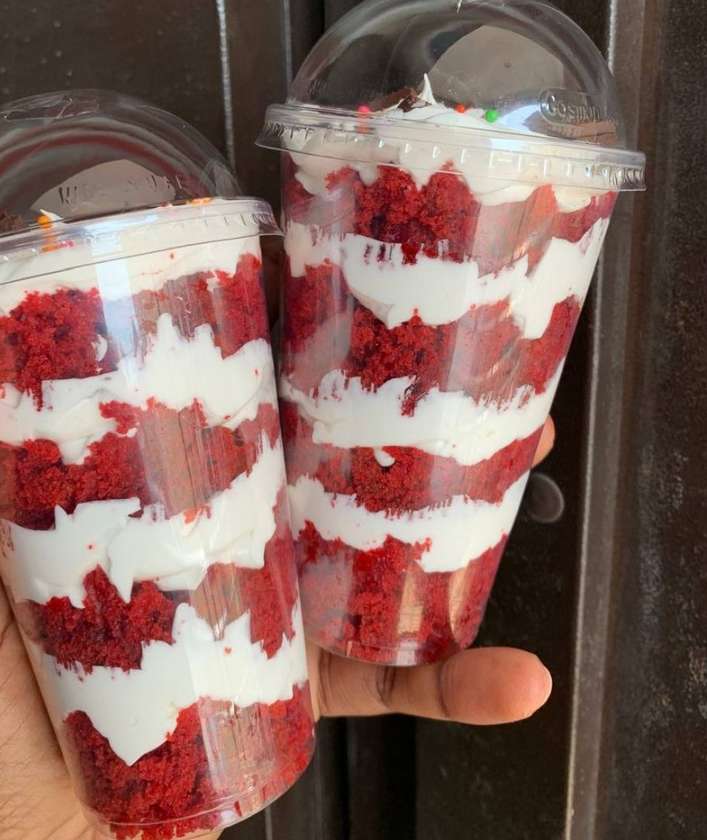 Red Velvet Cake Parfait