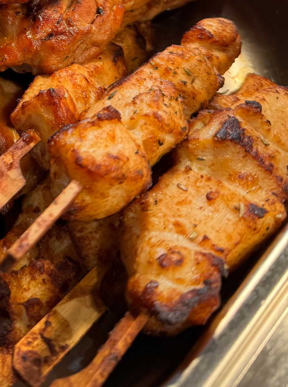 Chicken skewers