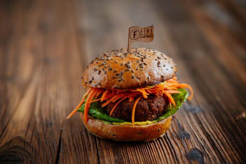 Bombay Vegan burger menu 🌱