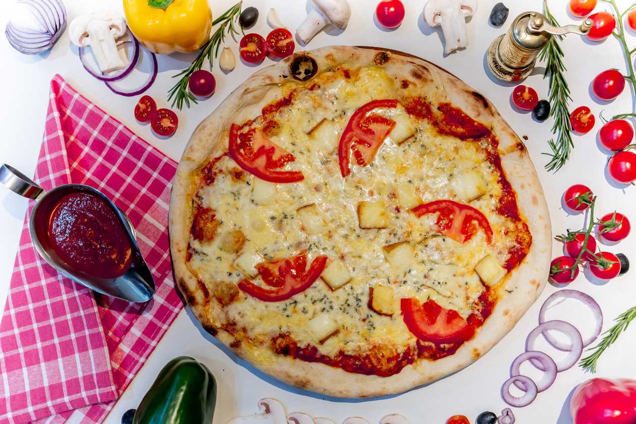 Pizza quattro formaggi