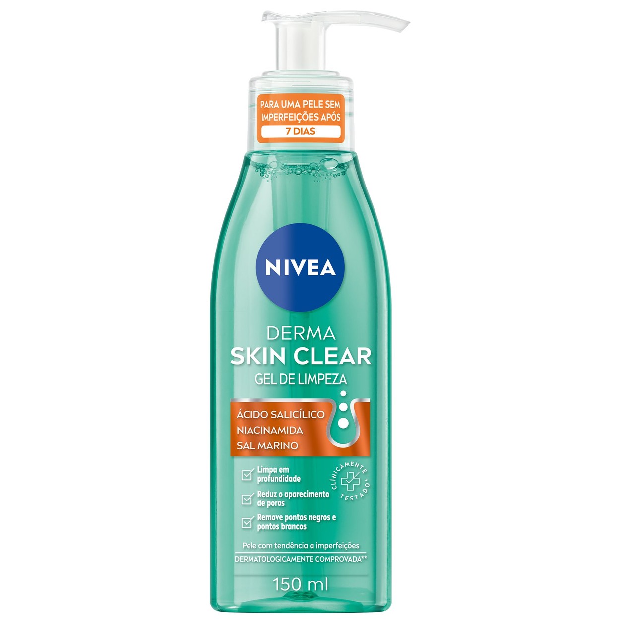Gel de Limpeza Anti-Imperfeições Derma Skin Clear Nivea 150 ml