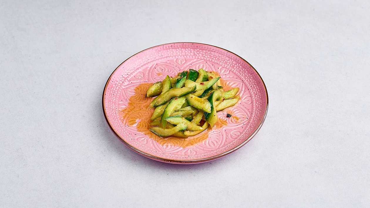 Spicy Cucumber and Garlic Salad