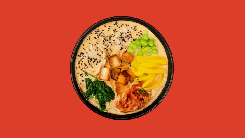 Doenjang Tofu Ramyeon (Vegan)