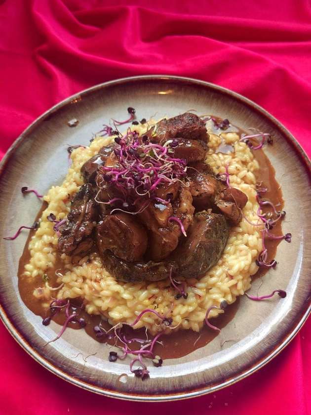 Osso Buco with Risotto alla Milanese