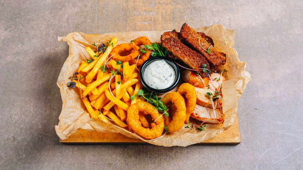 Beer snack plate