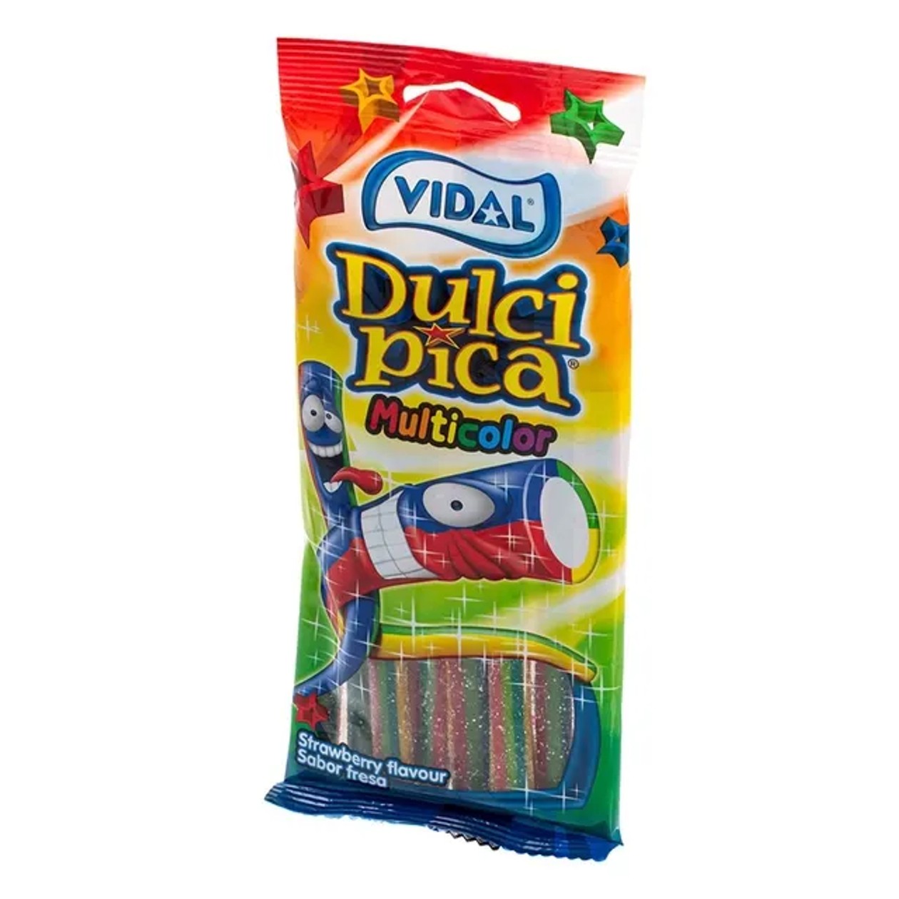 Guminukai VIDAL SOUR RAINBOW STRAWBERRY PENCILS, 100 g