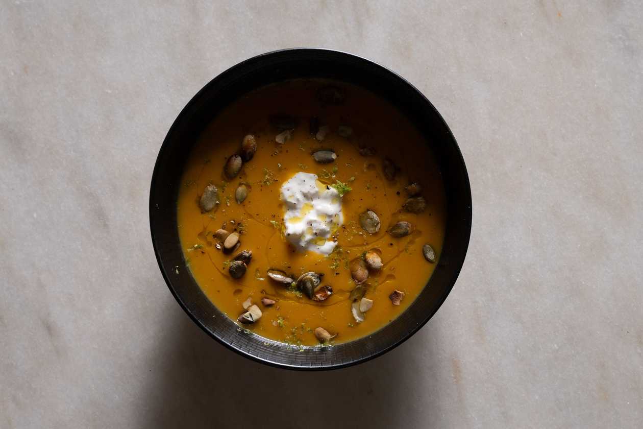 Pumpkin cream soup