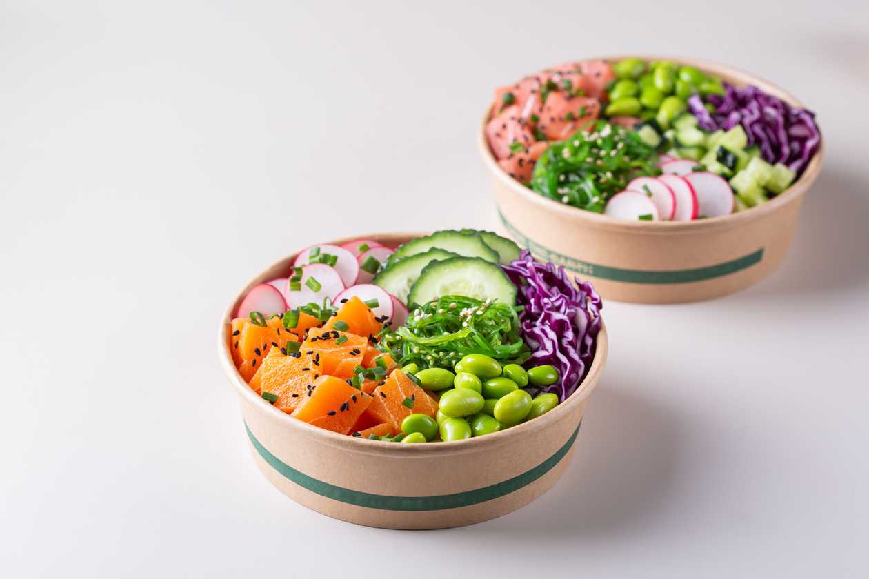 Poke bowl vegan