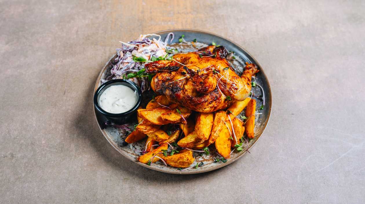 Oven-roasted corn chicken