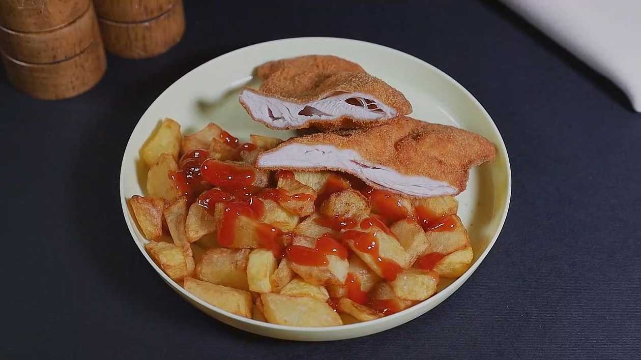 Chicken Schnitzel Meal