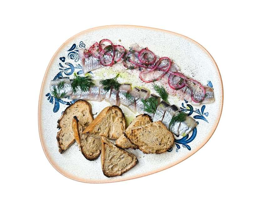 Herring with Croutons