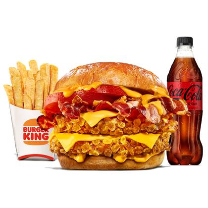Menu Duo Bacon Cheddar - Double Crispy
