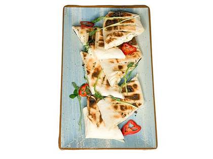 Lavash with Cheese and Herbs