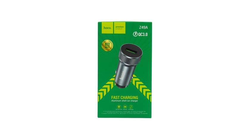 HOCO Z49a Fast Chargi̇ng Gümüşü ( Avto Başlıq)