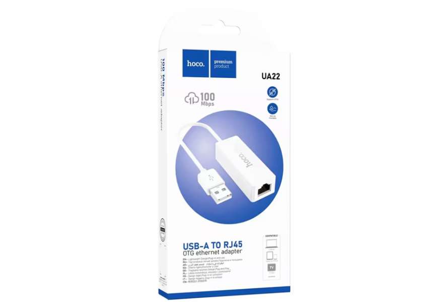 Hoco Ua22 Usb To Rj45 100 Mbps