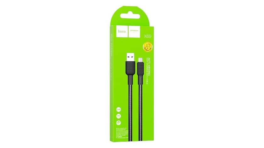 Hoco X69 Usb to micro Kabel Qara-Boz