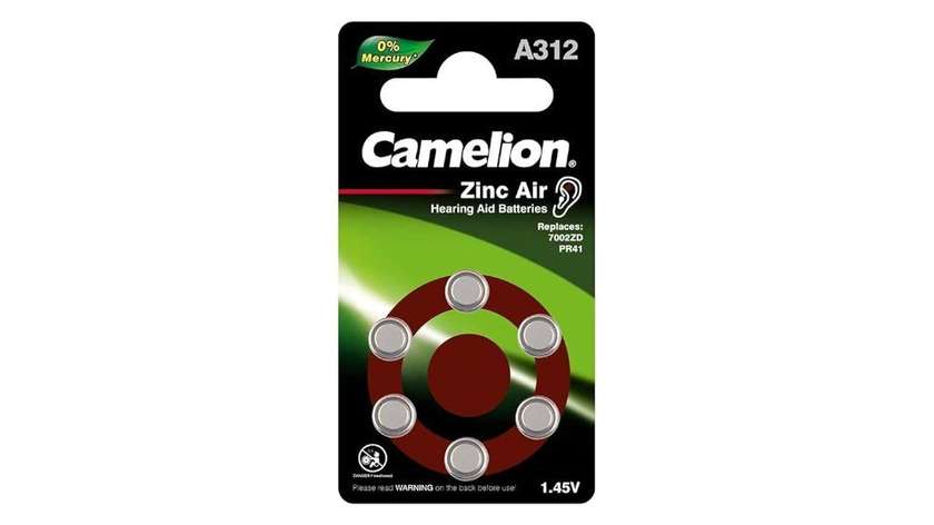 Camelion A312 Zinc Air 1,45v