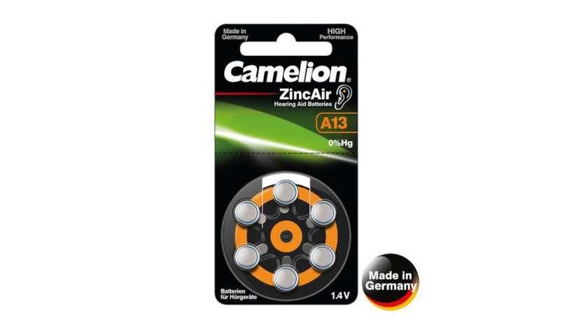 Camelion A13 Zinc Air 1,45v