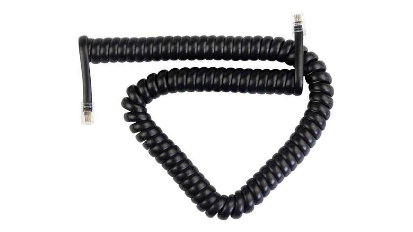 Stasianar Telefon Trupka Kabeli (Qara)