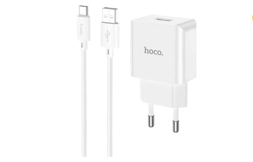 Hoco Cs11a Adaptor Micro 2,1a Qara (dəst)