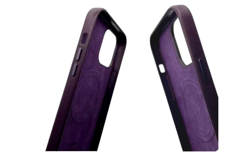 14 Plus Leater Case Purple Mag Safe (Qapaq 358)